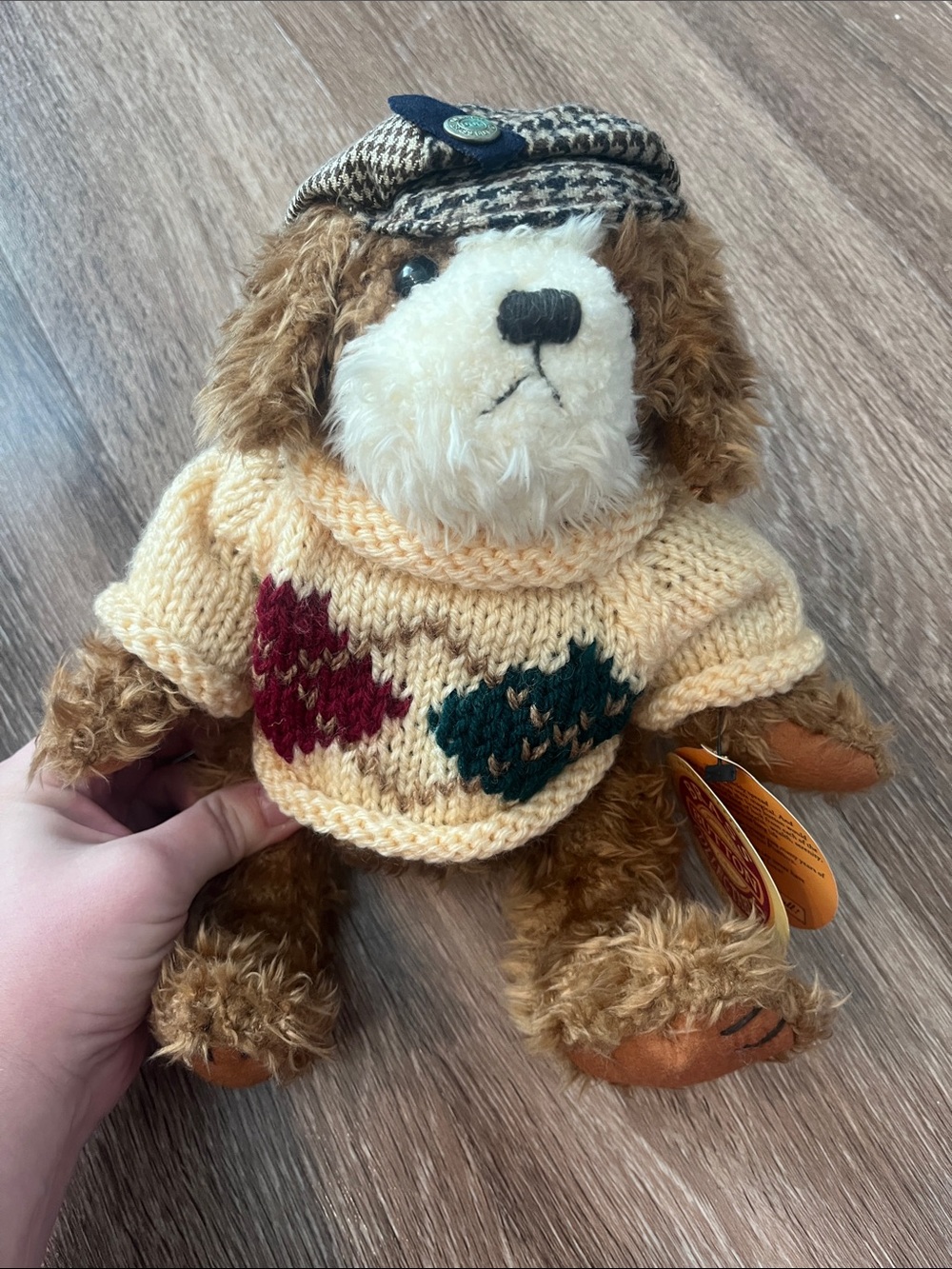 NWT Brass Button Collectables Augie Dog of Friendship Plush